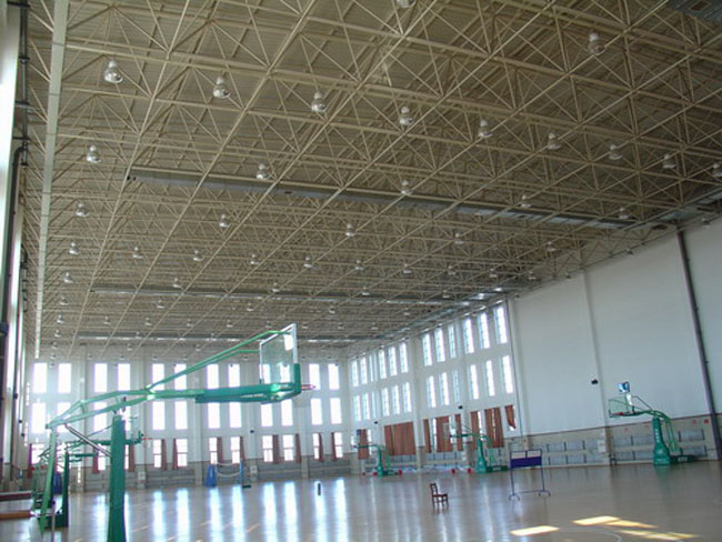 林州篮球馆网架案例